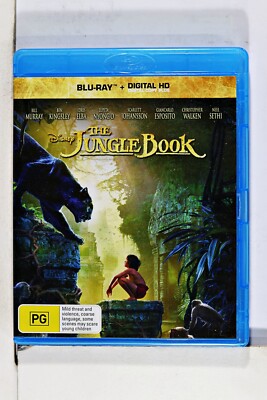 The Jungle Book | Digital Copy : Live Action (Blu-ray, 2016) Region B Preowned