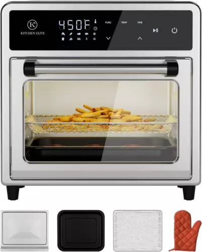 Combo de freidora de aire para horno tostador, horno freidora de aire 12 en 1 US