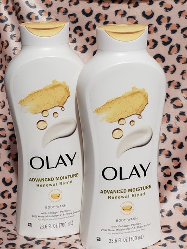 X2-OLAY Body Wash Advanced Moisture Renewal ea.23.6 oz LARGE jumbo - Picture 2 of 3