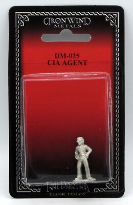 Ral Partha DM-025 CIA Agent (Spies) Modern Male Spy Operative Analyst Miniature