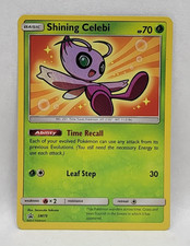 2017 Pokemon TCG Sun & Moon Black Star Promo SHINING CELEBI Holo #SM79 - LP