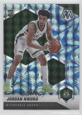 2020-21 Panini Mosaic Rookie Reactive Blue Prizm Jordan Nwora #219 k7p