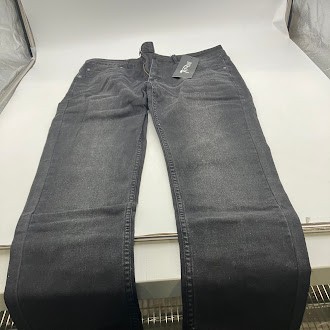 МУЖСКИЕ ДЖИНСЫ 7GROOVE ИЗ ПРЯМОЙ ДЖИНСОВОЙ ТКАНИ - РАЗМЕР ДЛЯ МУЖЧИН 3030 - ЧЕРНЫЕ ПОСТИРАННЫЕ 7390₽