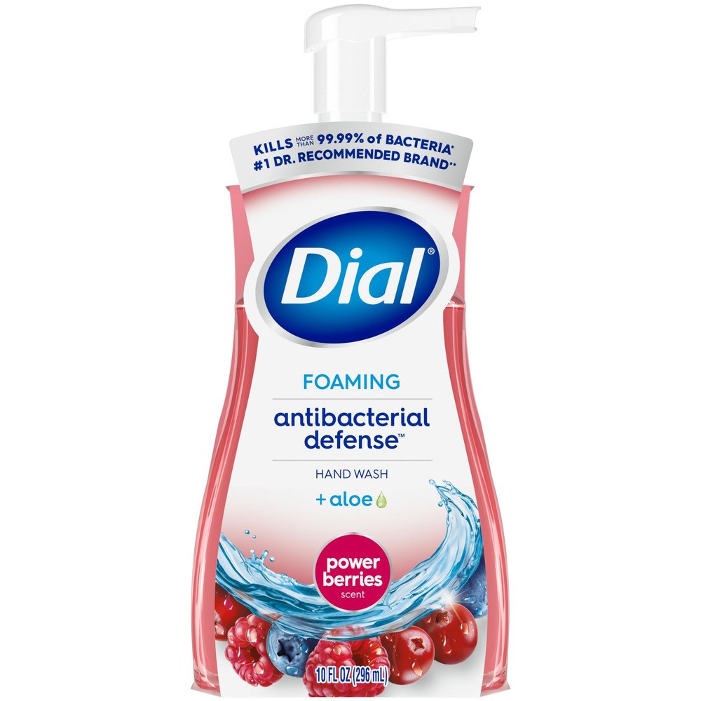Dial 17000 34727 Anti-bac Foaming Hand Wash - Power Berries Scent (8/Carton) New
