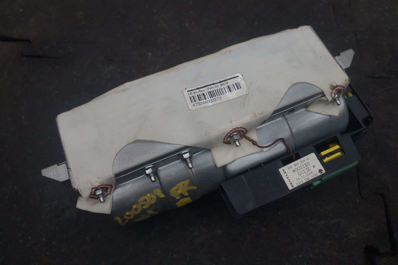 Front Right Dash Airbag 3W0880204B OEM Bentley Continental Gt 2005 Flying Spur