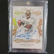 Panini 2022 Flawless Collegiate Campus Legends Kordell Stewart Gold Auto /10