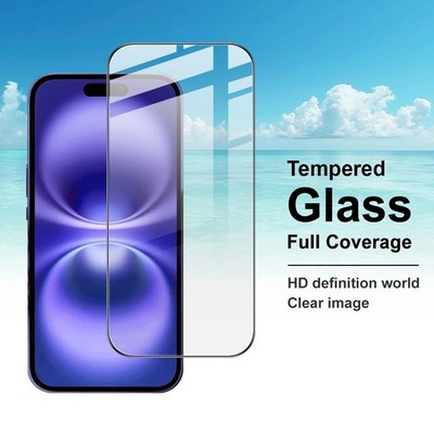 Imak Full Cover Glass Film For iPhone 17e 16e 17 Air 16 15 Pro Max 14 + 13 Mini