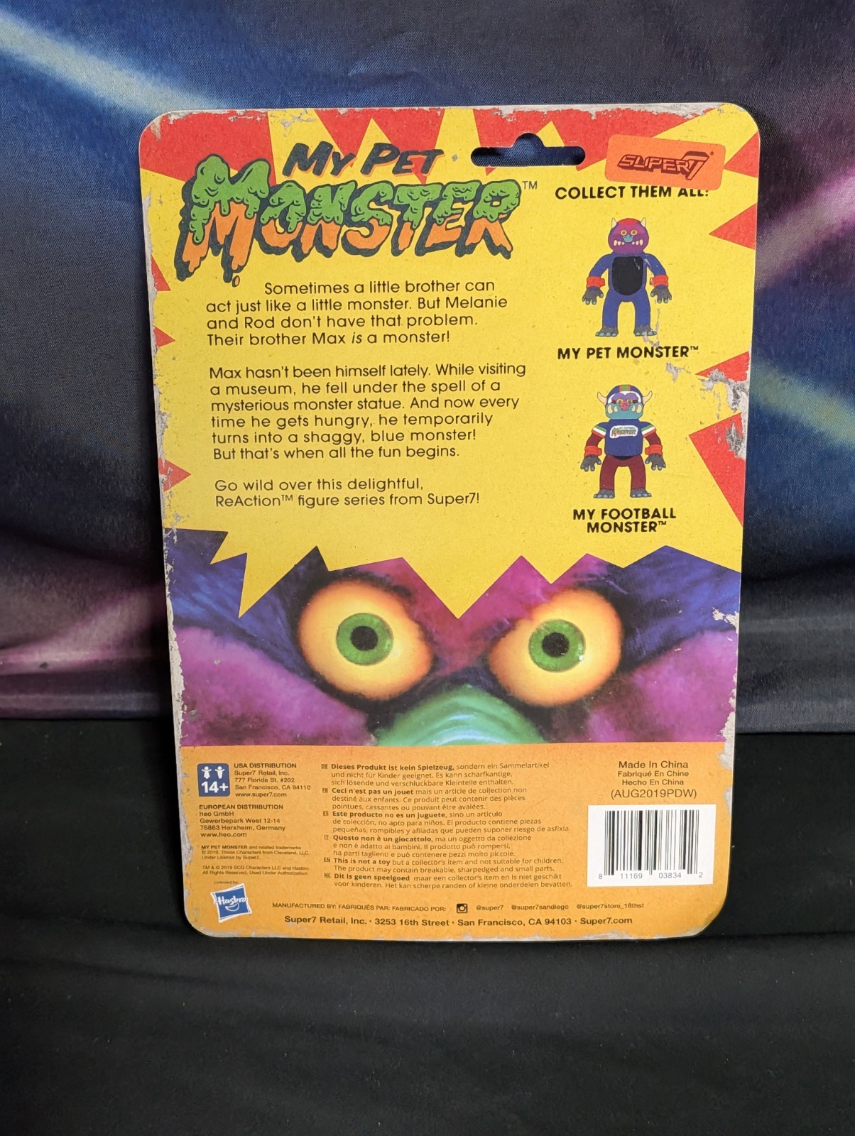 Super7 Reaction My Pet Monster 3.75” Action Figure Original Version Mint 