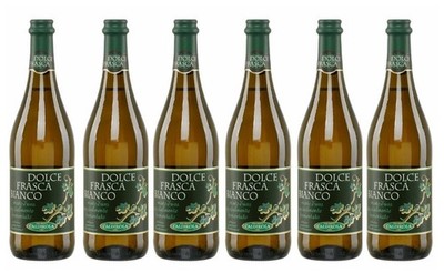 Dolce Frasca Bianco Caldirola 6x0,75l | Italienischer Weißwein | 5,5% Vol.