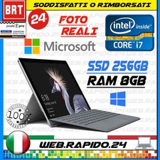 PC NOTEBOOK TABLET MICROSOFT SURFACE PRO 3 15" CPU I7 4300 RAM 8GB SSD 500GB_24H