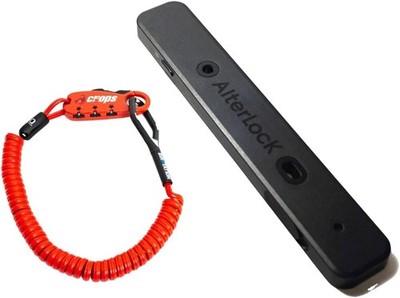 AlterLock Gen3 & Crops Q-Biro Set (Red) Bile Anti-theft Alarm Tracking Device