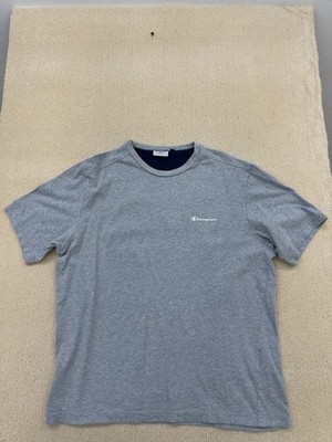 Champion Herren grau Rundhalsausschnitt T-Shirt XL 100 % Baumwolle American C...