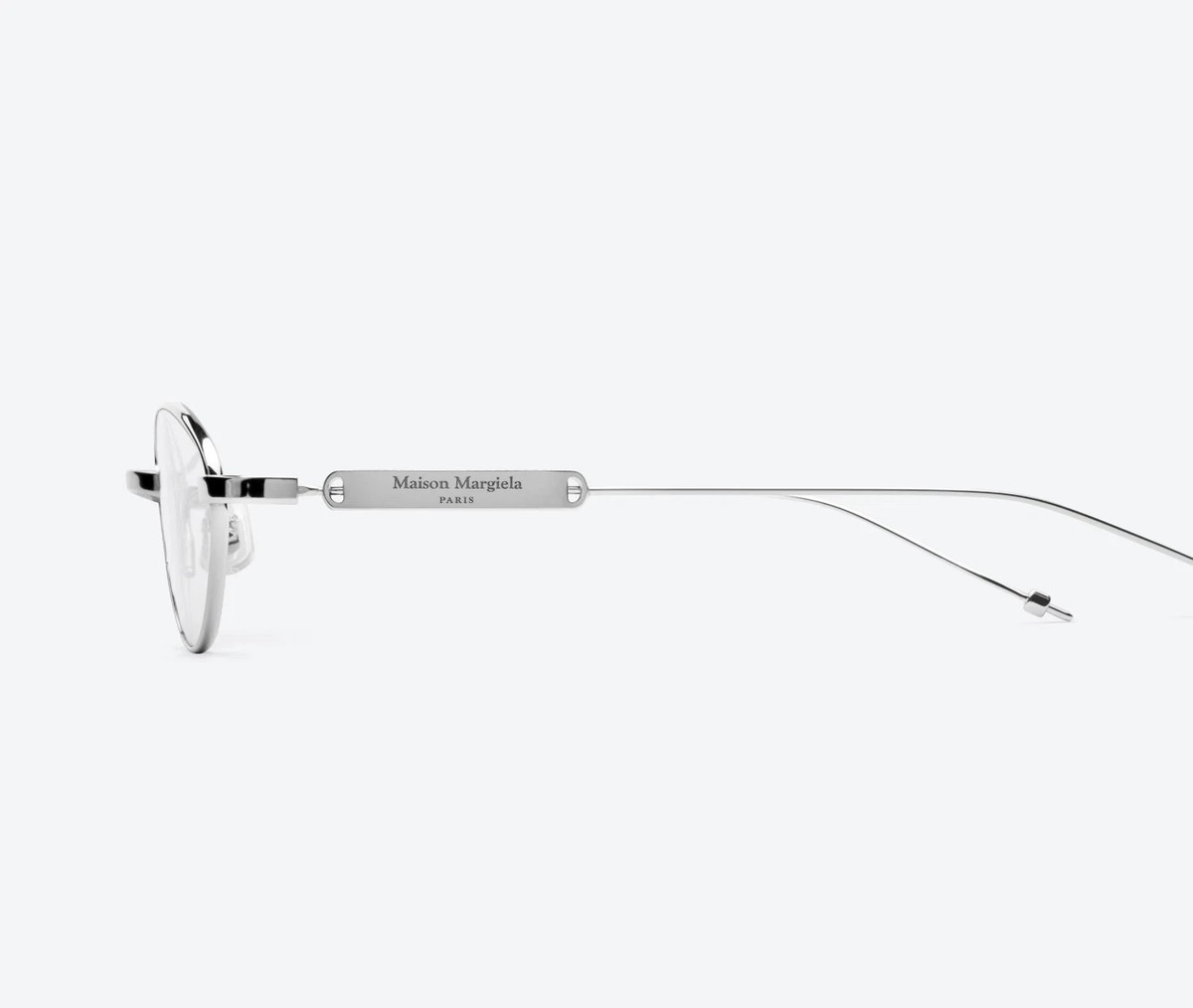 Gentle Monster Maison Margiela MM216 Silver Clear Frame Eyewear