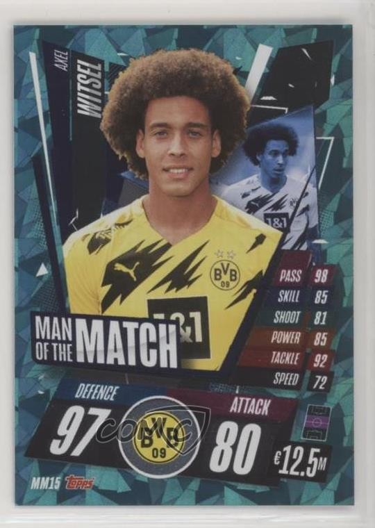 2020-21 Topps Match Attax UEFA Champions League Man of the Axel Witsel #MM15 g6p