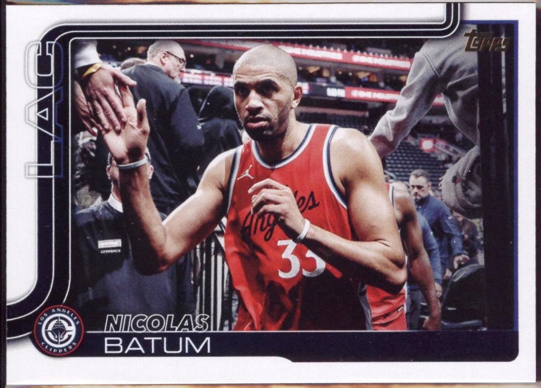 2025-26 TOPPS FLAGSHIP NICOLAS BATUM GOLDEN MIRROR SSP #146 LA CLIPPERS 1:923