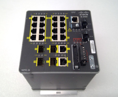 CISCO IE-2000-16TC-G-N V01 NAT ETHERNET SWITCH IE 2000