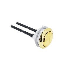 1 PCS Gold Toilet Tank Button 48mm Dual Flush Water Push Replacement Repair