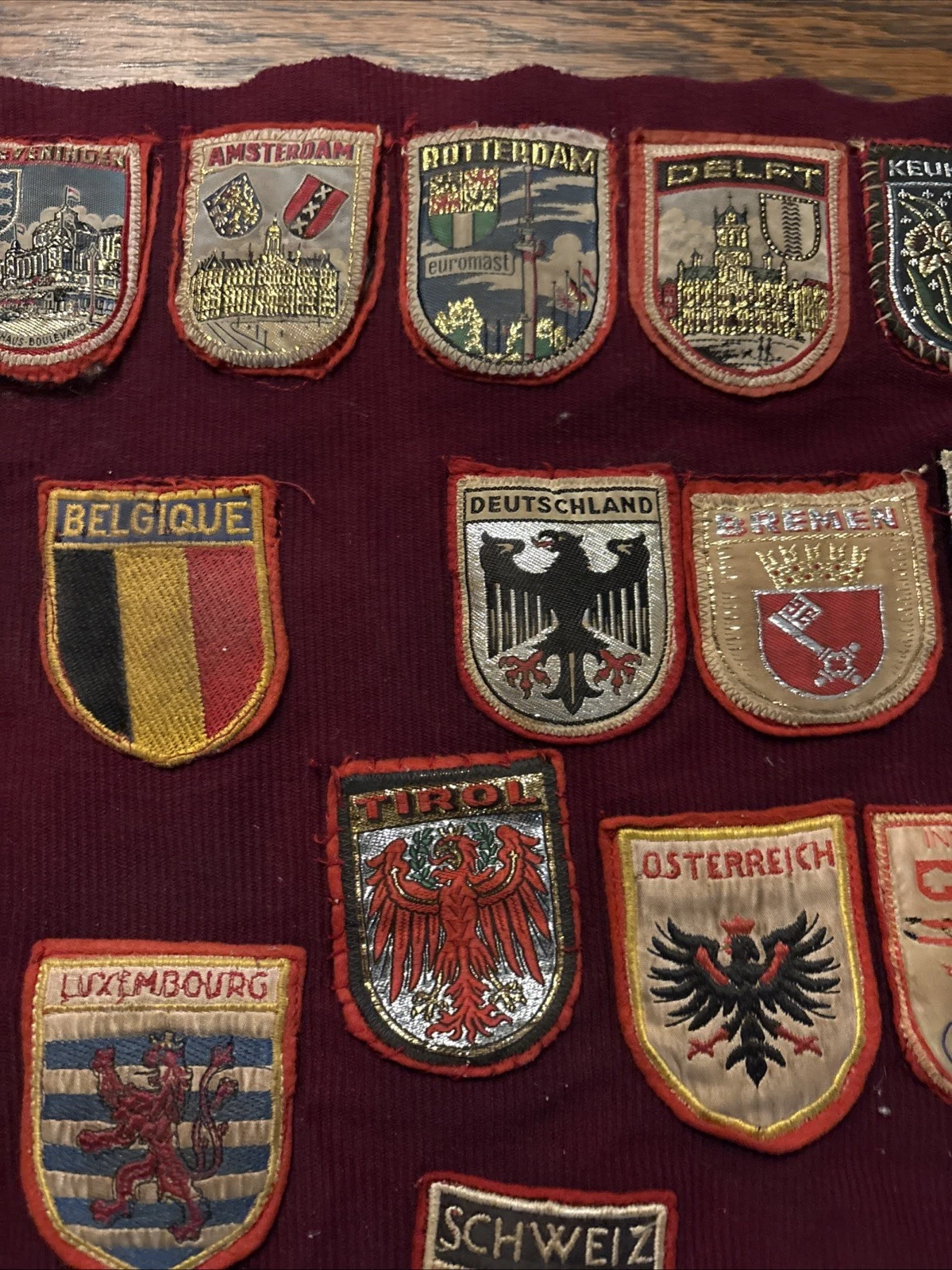 Lot Of 34 Vtg Olympic Travel Patches German Italy USA Holland Read Description image 3