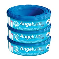 Angelcare Nappy Bin Refill Cassette Compatible Disposal System 3Pack
