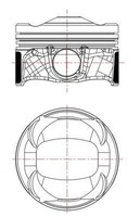 Mahle Kolben 039 PI 00134 002 FüR CitroËN Peugeot