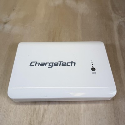 ChargeTech AC-24K Portable Power Bank 23200mAh White 120V 85W USB Outlet