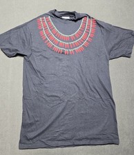 Vintage Hanes Beefy Red Chilli T-Shirt Black Men's Large 3D Made in USA Tee Fest
