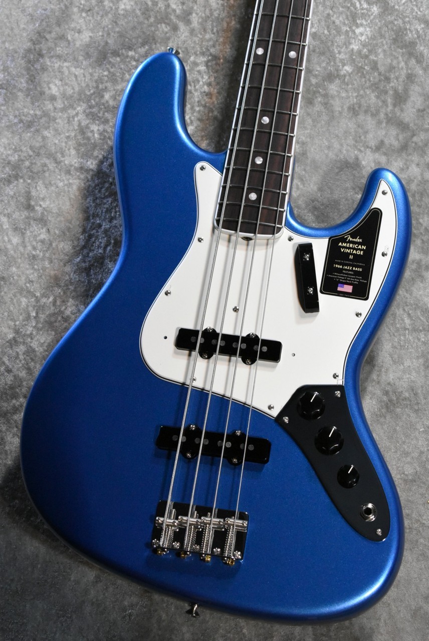 Fender American Vintage II 1966 Jazz Bass Lake Placid Blue Used