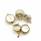 Vintage Bulova 7-17j Enamel Crystal Watch Pendant Necklaces Lot of 25 #WB5113-3 — photo 6