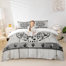 Camping Adventure Duvet Cover Set Queen Size,Camper RV Trailer Decor Bedding ...