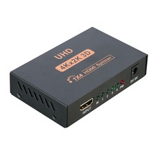 4 Port HDMI 4K Hub Multi Splitter  Amplifier For 3D HDTV 1080P 1X4 1 in 4 out x