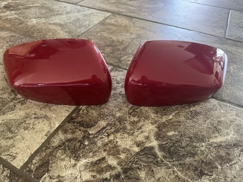 OEM Set 2 Jeep Cherokee Compass Mirror Covers Red 17 18 19 20 21 22 23 24