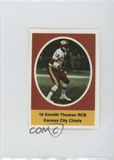 1972 Sunoco NFL Action Player Stamps Emmitt Thomas HOF 10pr