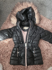 MICHAEL KORS SCHWARZE GEFÜTTERTE JACKE MIT K...
