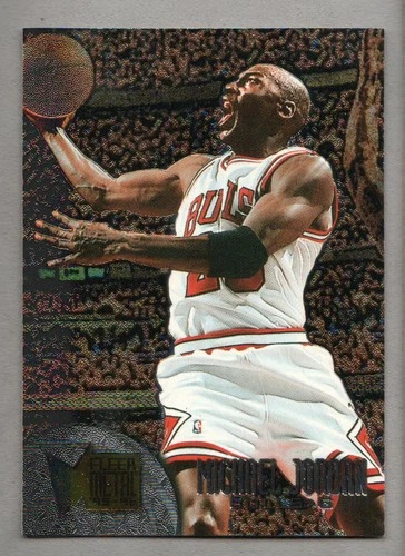 1995-96 Fleer Metal Basketball #13 Michael Jordan
