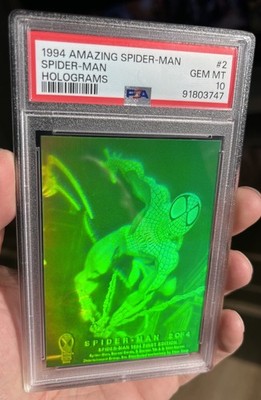 holographic spiderman card Web of Spider-Man #90 : The Spider's Thread / Hologram Cover (30th  Anniversary Special main image 0