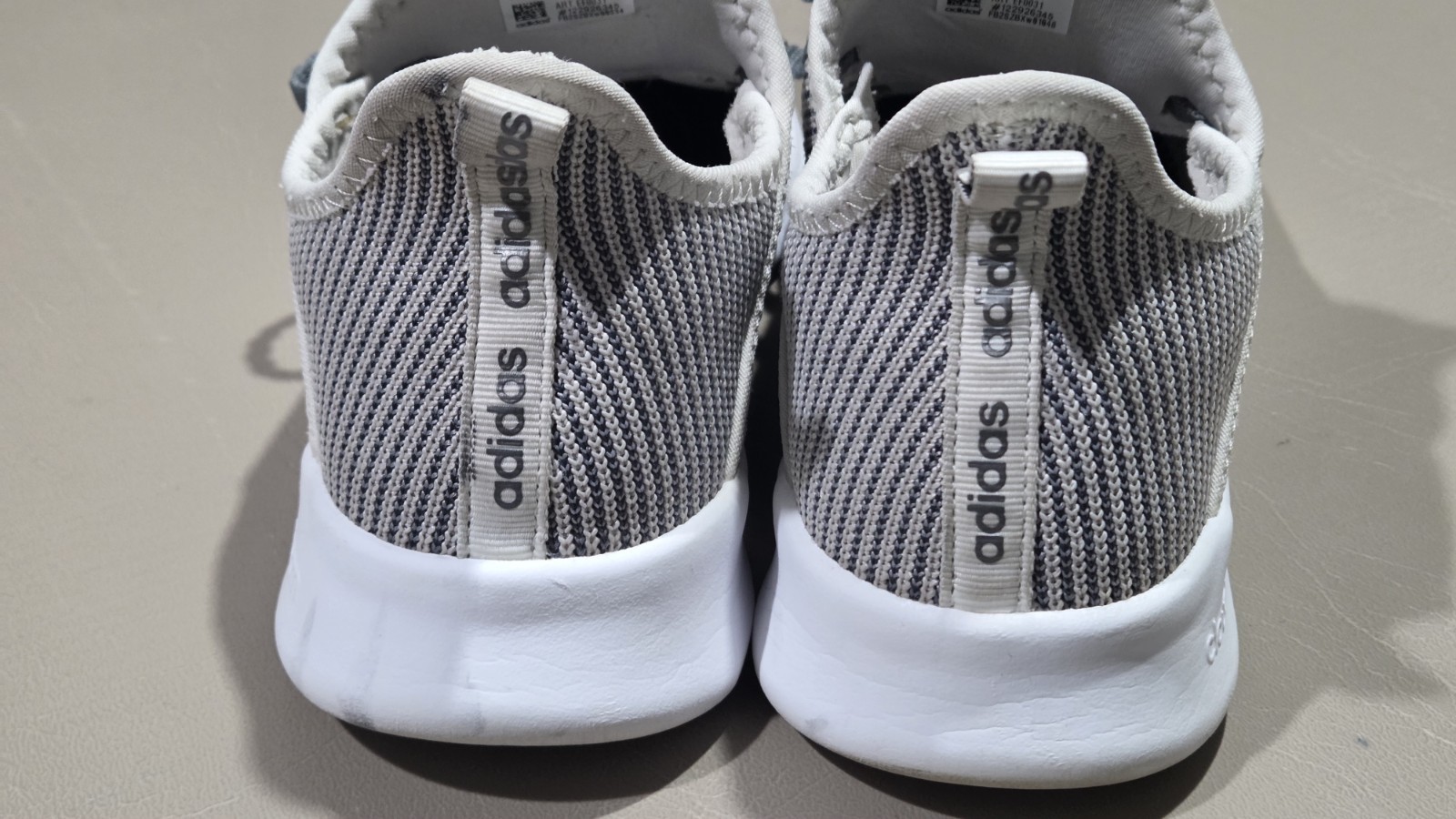 Adidas Shoes Womens 9.5 Cloudfoam Pure Athletic Low Sneakers EF0031 Gray Fabric thumbnail 11