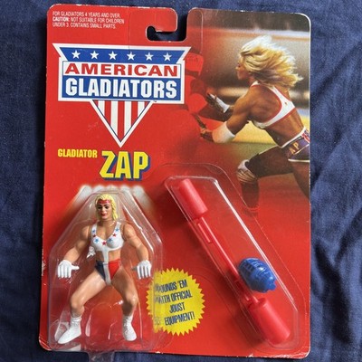 American Gladiators ZAP Action Figure With Official Joust Equipment Mattel 1991