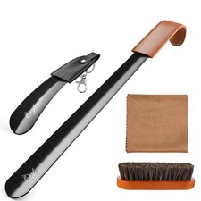 Shoe Horn Set 16.5"  6.3" Stainless Long  Mini for Seniors Adults