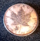 2016 Canadian $5 Silver Maple Leaf 1 oz .9999 🌈 Toned Year of the Monkey