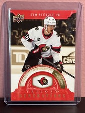 2022-23 Upper Deck Trilogy Generations Red Parallel #’d /599 Tim Stutzle #TG-1C