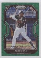 2021 Panini Prizm Tier III Green Wave Prizm Jorge Ona #209 0hx5