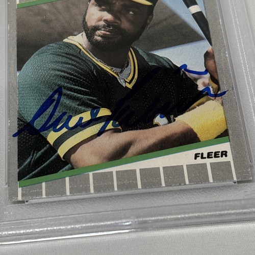 Dave Parker Signed Autograph 1989 Fleer #19 Baseball Card PSA DNA Authenticated - Picture 2 of 3