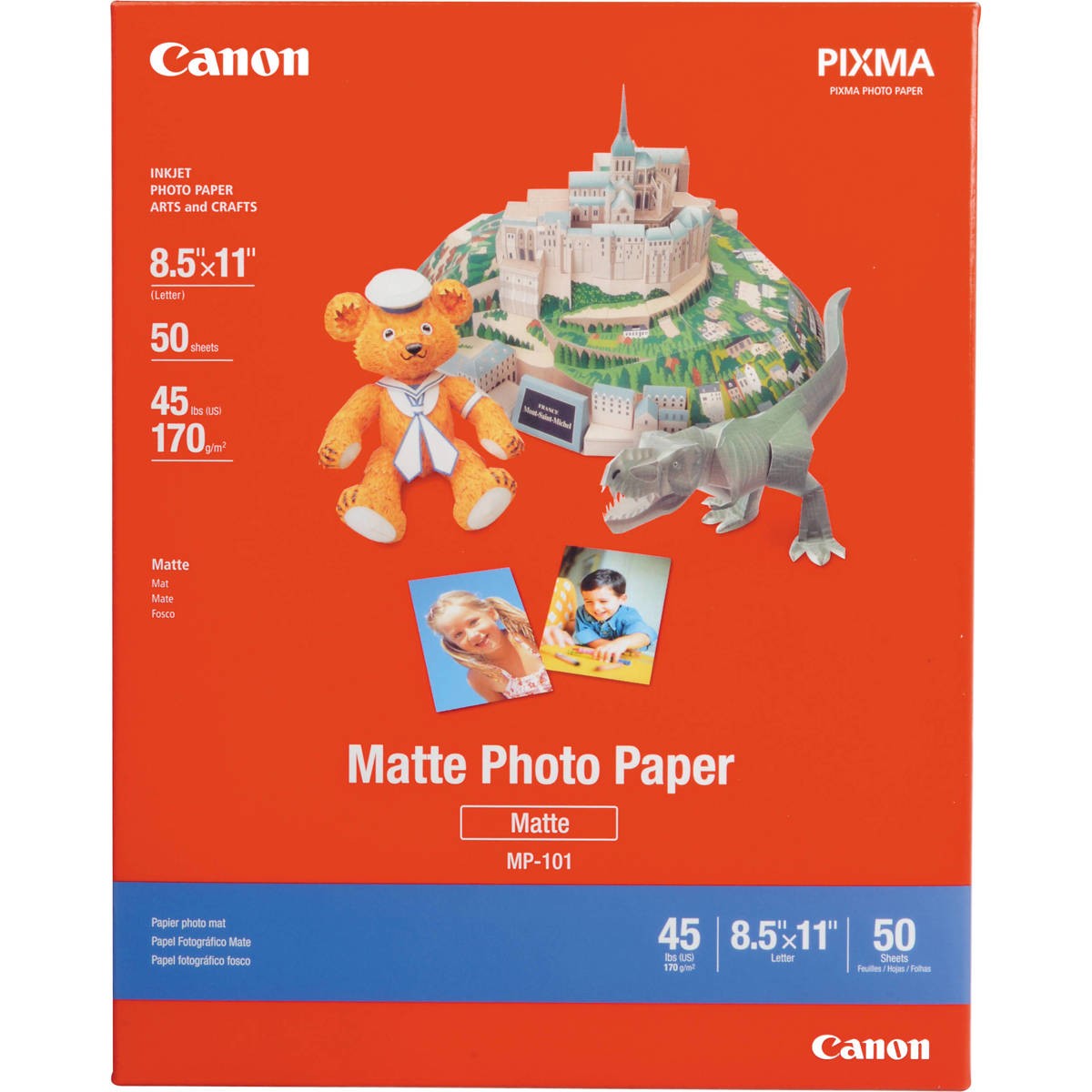 Бумага для струйной печати Canon Matte Photo 85 мил 85x11 50 листов 3890₽