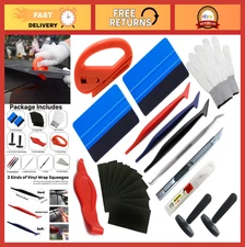 Vinyl Wrap & Tint Tool Kit 32PCS | Car Wrapping & Window Tinting Squeegee