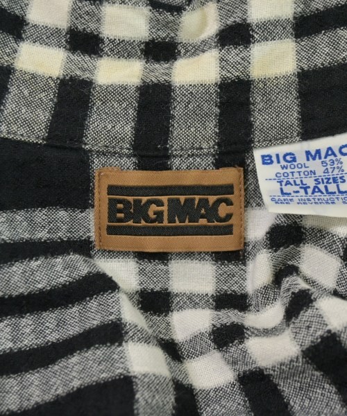 BIG MAC Casual Shirts BlackxWhite(Check Pattern) L 2200712820103 image 3