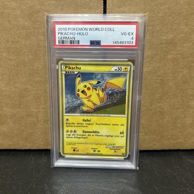 2010 POKEMON WORLD COLLECTION PIKACHU-HOLO GERMAN PSA 4 | eBay