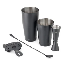 M37101 Basics Cocktail Set, 5-Piece, Matte Black