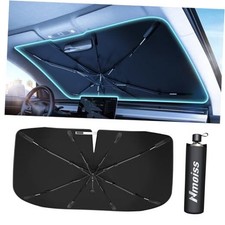  Upgraded Nmoiss Windshield Sun Shade Umbrella - Vinyl Medium 56" L x 31" W 