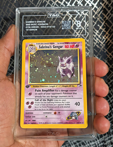 Sabrina's Gengar (1st Edition) graded TAG 8 for sale on eBay