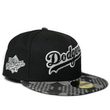 New Era Los Angeles Dodgers Black Pattern Denim 2-Tone 1988 World Series SP